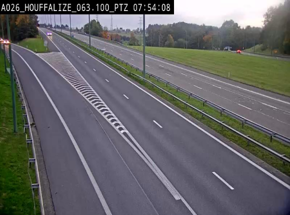 <h2>Caméra autoroute Belgique - Houffalize, E25 direction Liège</h2>
