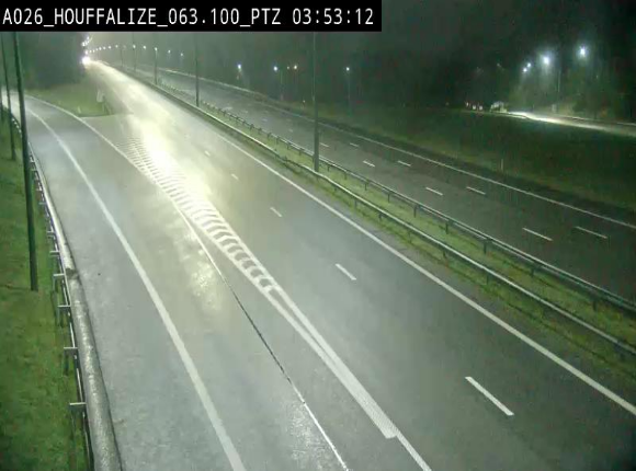 <h2>Caméra autoroute Belgique - Houffalize, E25 direction Liège</h2>