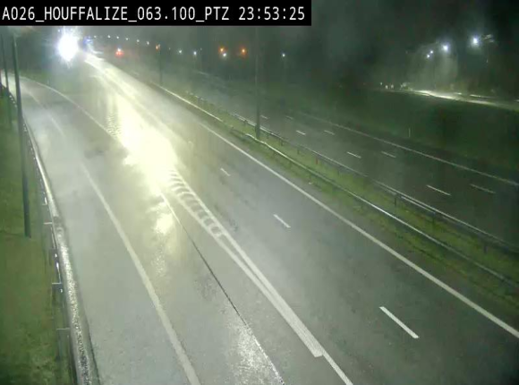 Caméra autoroute Belgique - Houffalize, E25 direction Liège