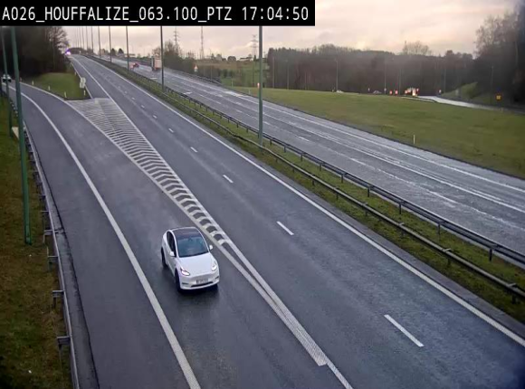 <h2>Caméra autoroute Belgique - Houffalize, E25 direction Liège</h2>