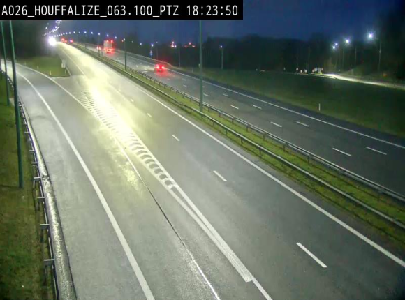 <h2>Caméra autoroute Belgique - Houffalize, E25 direction Liège</h2>