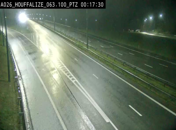<h2>Caméra autoroute Belgique - Houffalize, E25 direction Liège</h2>