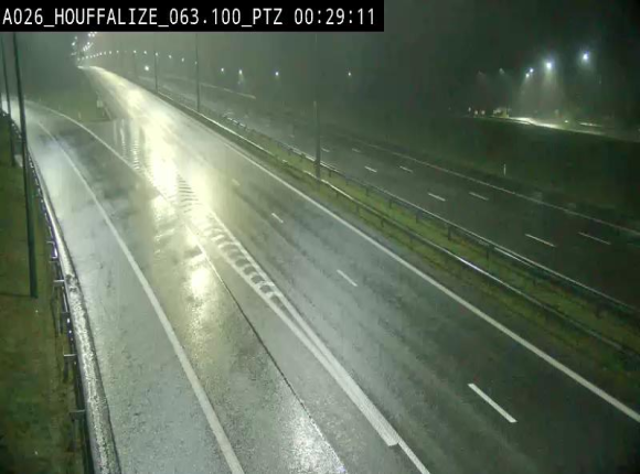 <h2>Caméra autoroute Belgique - Houffalize, E25 direction Liège</h2>