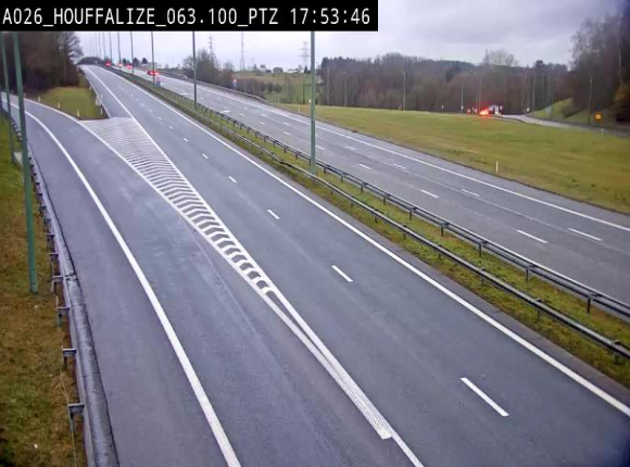 <h2>Caméra autoroute Belgique - Houffalize, E25 direction Liège</h2>