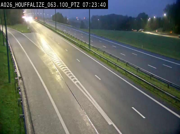 <h2>Caméra autoroute Belgique - Houffalize, E25 direction Liège</h2>