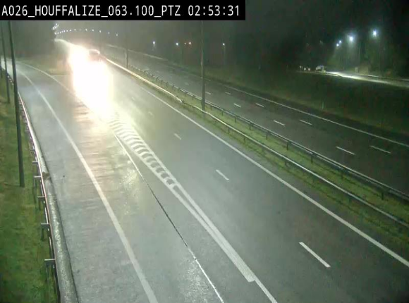 <h2>Caméra autoroute Belgique - Houffalize, E25 direction Liège</h2>