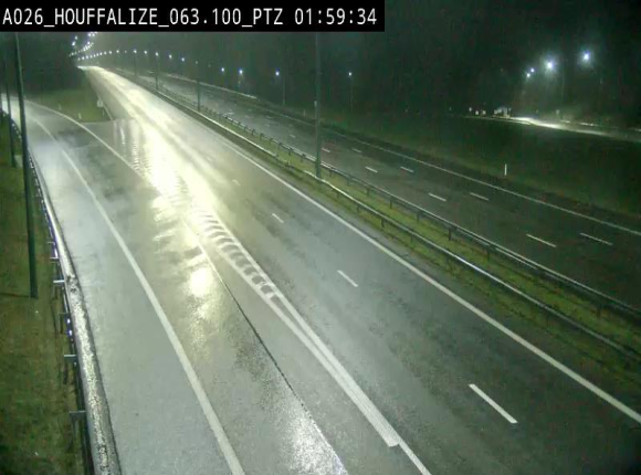 <h2>Caméra autoroute Belgique - Houffalize, E25 direction Liège</h2>