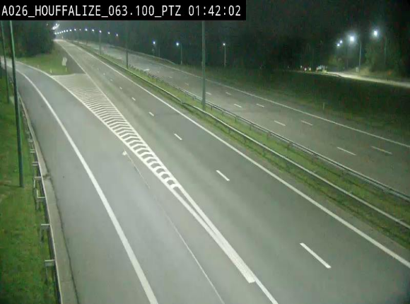 <h2>Caméra autoroute Belgique - Houffalize, E25 direction Liège</h2>