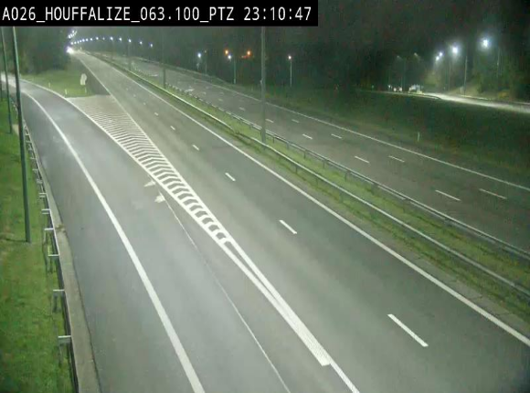 <h2>Caméra autoroute Belgique - Houffalize, E25 direction Liège</h2>