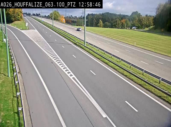 <h2>Caméra autoroute Belgique - Houffalize, E25 direction Liège</h2>