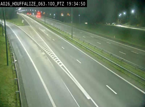 Caméra autoroute Belgique - Houffalize, E25 direction Liège
