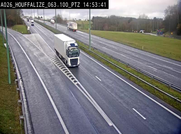 <h2>Caméra autoroute Belgique - Houffalize, E25 direction Liège</h2>