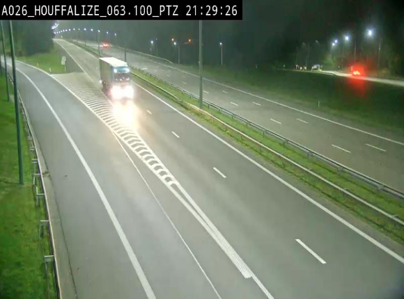 <h2>Caméra autoroute Belgique - Houffalize, E25 direction Liège</h2>