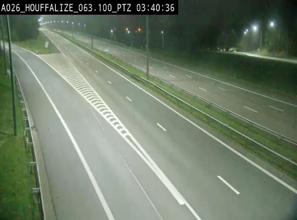 <h2>Caméra autoroute Belgique - Houffalize, E25 direction Liège</h2>