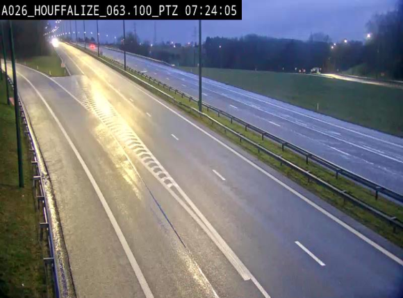 <h2>Caméra autoroute Belgique - Houffalize, E25 direction Liège</h2>