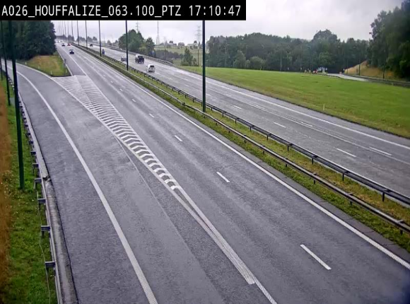 Caméra autoroute Belgique - Houffalize, E25 direction Liège