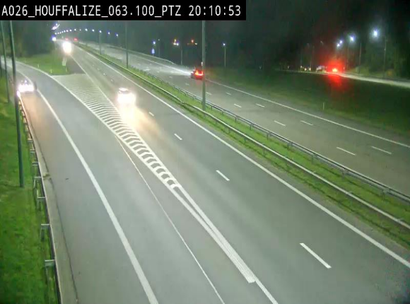 Caméra autoroute Belgique - Houffalize, E25 direction Liège