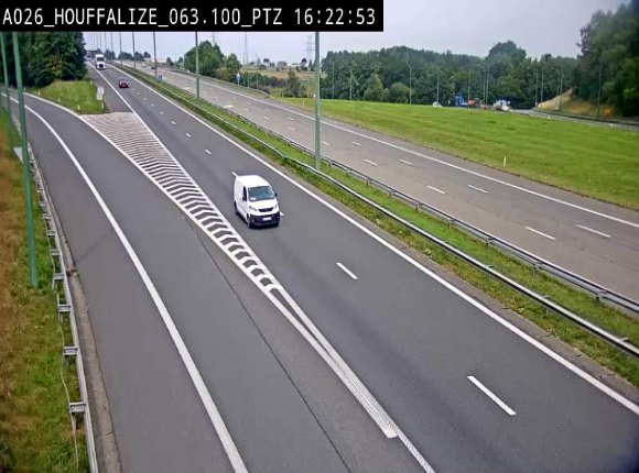 <h2>Caméra autoroute Belgique - Houffalize, E25 direction Liège</h2>