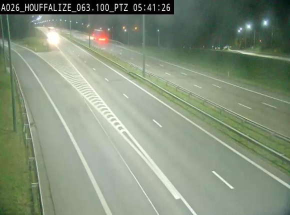 <h2>Caméra autoroute Belgique - Houffalize, E25 direction Liège</h2>