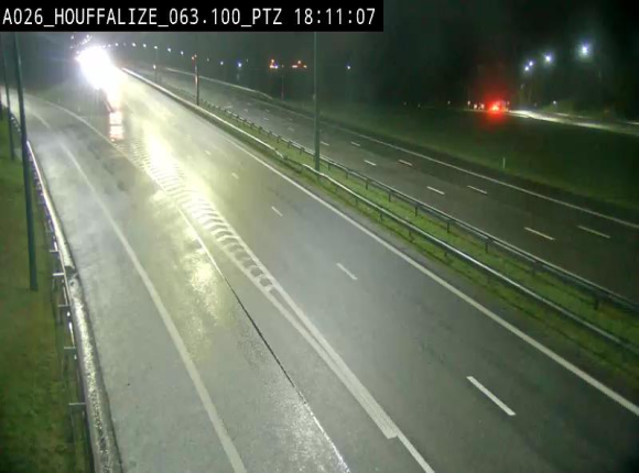 <h2>Caméra autoroute Belgique - Houffalize, E25 direction Liège</h2>