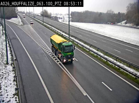 Caméra autoroute Belgique - Houffalize, E25 direction Liège