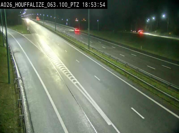 <h2>Caméra autoroute Belgique - Houffalize, E25 direction Liège</h2>