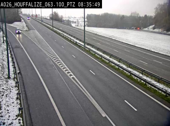 Caméra autoroute Belgique - Houffalize, E25 direction Liège