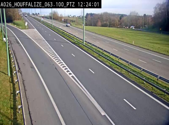 <h2>Caméra autoroute Belgique - Houffalize, E25 direction Liège</h2>