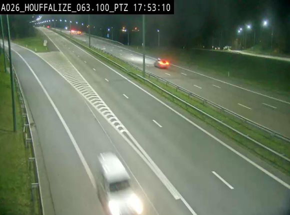 <h2>Caméra autoroute Belgique - Houffalize, E25 direction Liège</h2>