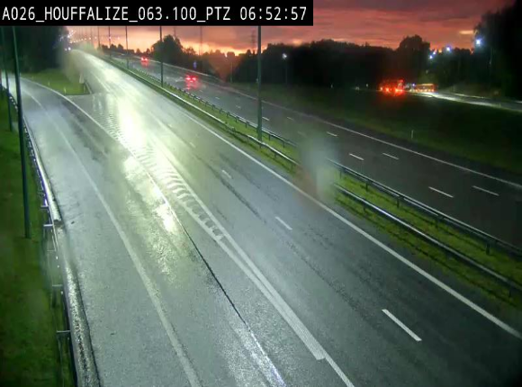 Caméra autoroute Belgique - Houffalize, E25 direction Liège