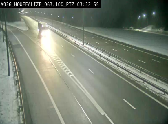 <h2>Caméra autoroute Belgique - Houffalize, E25 direction Liège</h2>