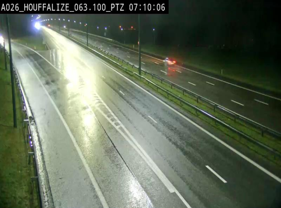 Caméra autoroute Belgique - Houffalize, E25 direction Liège