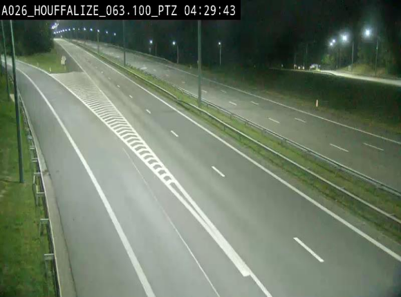 <h2>Caméra autoroute Belgique - Houffalize, E25 direction Liège</h2>