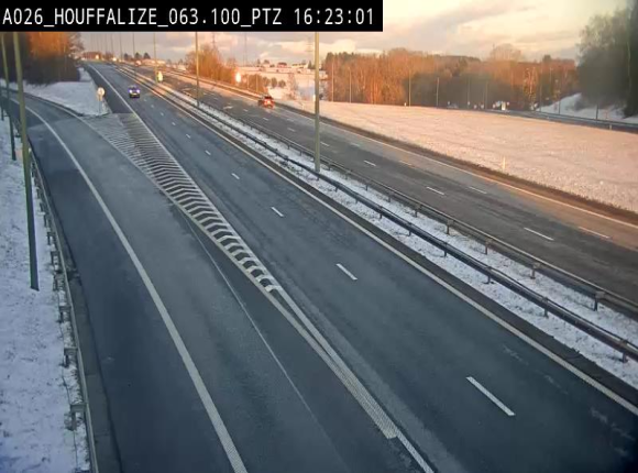 <h2>Caméra autoroute Belgique - Houffalize, E25 direction Liège</h2>