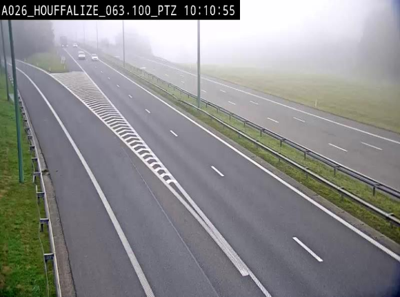 <h2>Caméra autoroute Belgique - Houffalize, E25 direction Liège</h2>