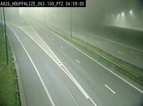 <h2>Caméra autoroute Belgique - Houffalize, E25 direction Liège</h2>