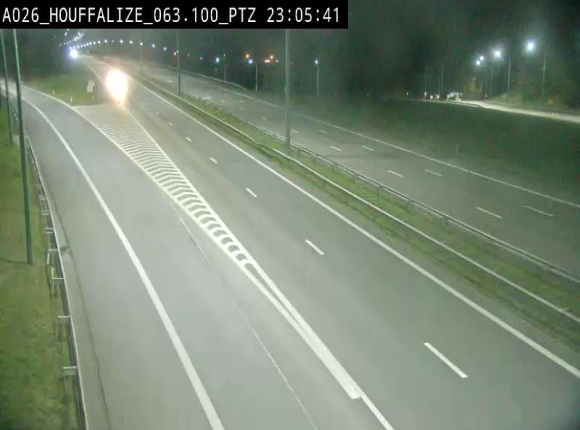 <h2>Caméra autoroute Belgique - Houffalize, E25 direction Liège</h2>