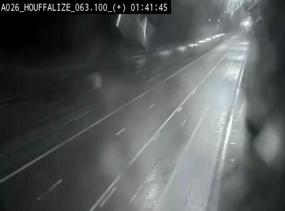 <h2>Webcam autoroute des Ardennes (E25/A26) à hauteur d'Houffalize. Vue orientée vers Baraque de Fraiture</h2>