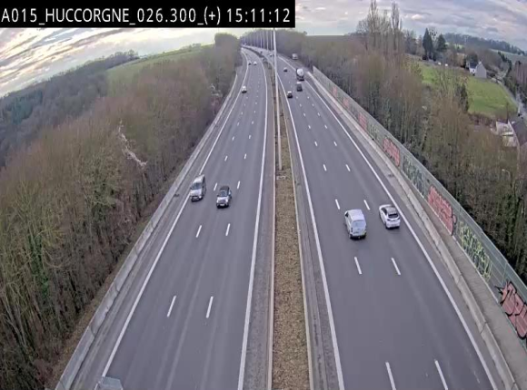 Webcam autoroute Belgique - Viaduc de Huccorgne - E42 