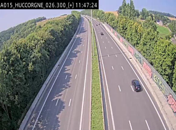 Webcam autoroute Belgique - Viaduc de Huccorgne - E42 