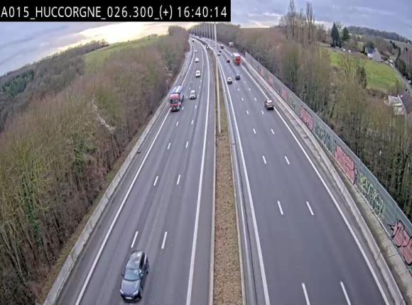 Webcam autoroute Belgique - Viaduc de Huccorgne - E42 