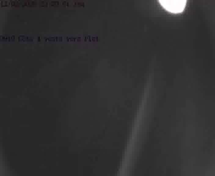 Webcam sur la D910 située dans la Côte des 4 vents. Vue orientée vers le haut de la côte, vers Faulquemont