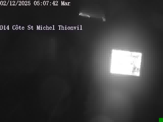 <h2>Webcam sur la D14, dans la côte Saint-Michel. Vue orientée vers Thionville</h2>