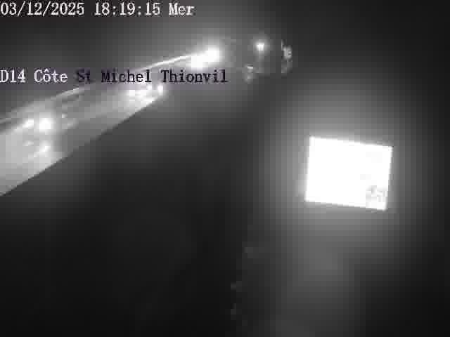 <h2>Webcam sur la D14, dans la côte Saint-Michel. Vue orientée vers Thionville</h2>