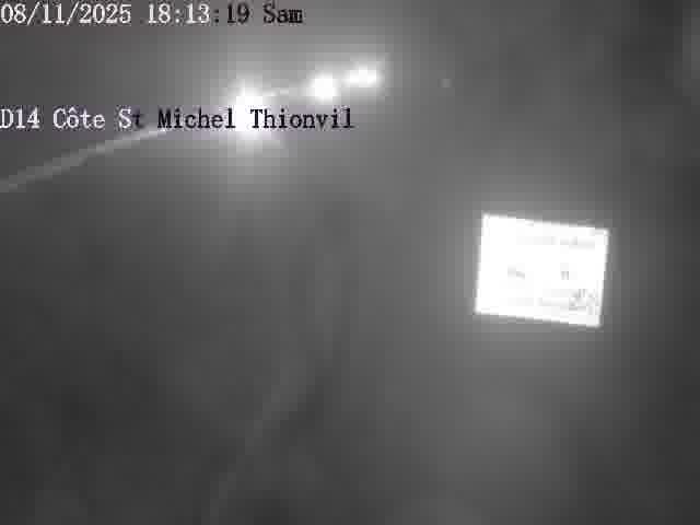 <h2>Webcam sur la D14, dans la côte Saint-Michel. Vue orientée vers Thionville</h2>