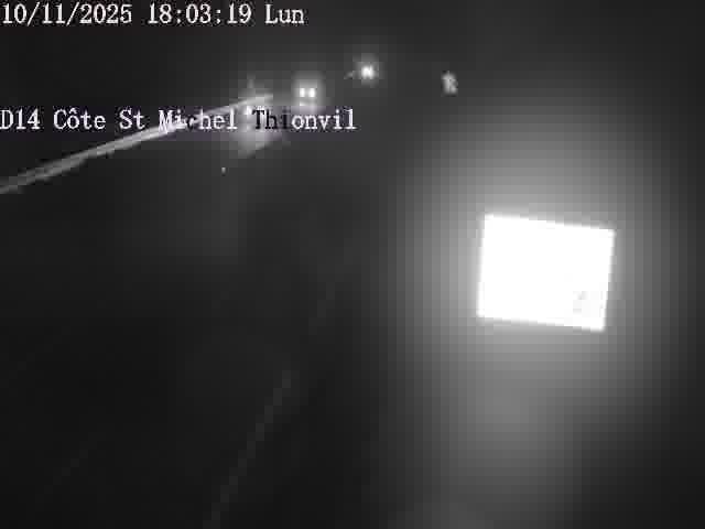 <h2>Webcam sur la D14, dans la côte Saint-Michel. Vue orientée vers Thionville</h2>