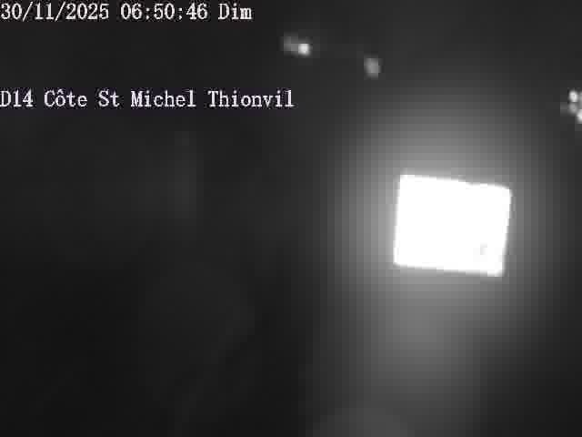 <h2>Webcam sur la D14, dans la côte Saint-Michel. Vue orientée vers Thionville</h2>