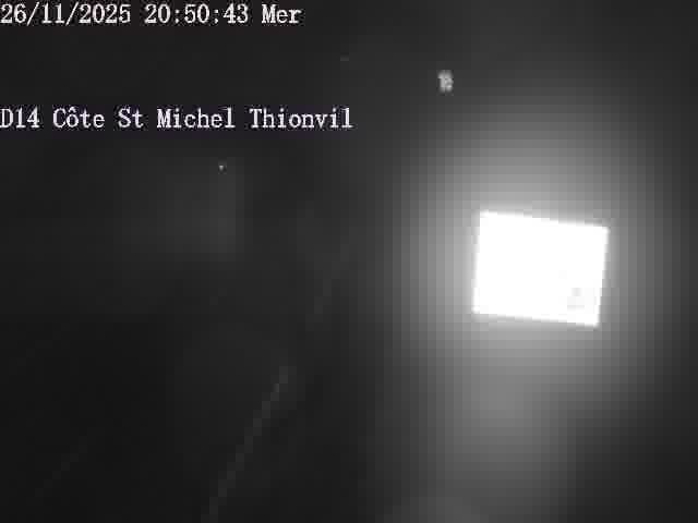 <h2>Webcam sur la D14, dans la côte Saint-Michel. Vue orientée vers Thionville</h2>