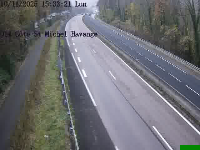 <h2>Clone of Webcam sur la D14, dans la côte Saint-Michel. Vue orientée vers Havange</h2>