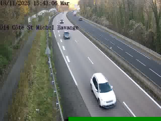 <h2>Clone of Webcam sur la D14, dans la côte Saint-Michel. Vue orientée vers Havange</h2>